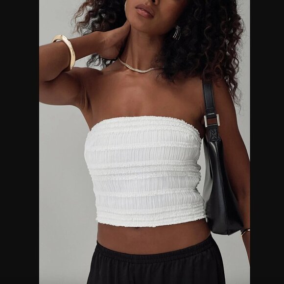 Princess Polly Lelande White Tube Top 6 - Picture 12 of 12